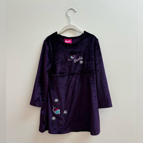 Vintage 2002 Barbie velour dress - Picture 1 of 5